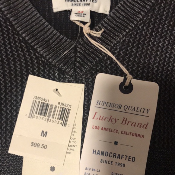 Men’s vneck sweater, Lucky Brand - Picture 2 of 4